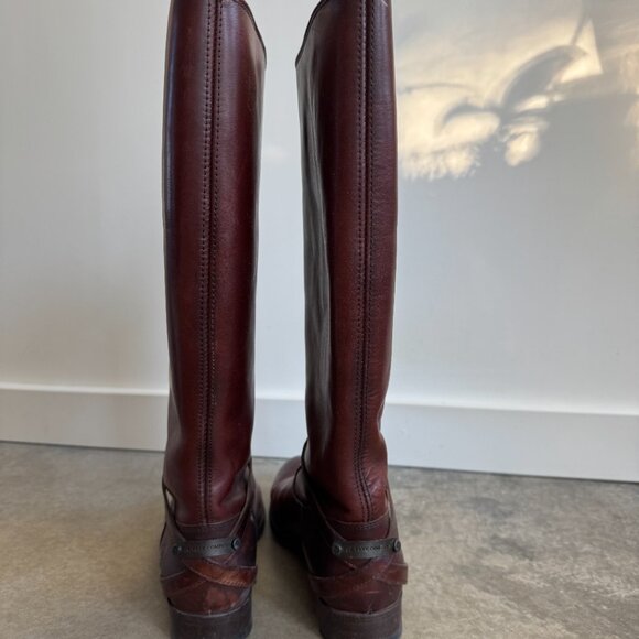 Frye Riding Boots - Lindsay Plate Redwood - Size 8.5 - Picture 4 of 8